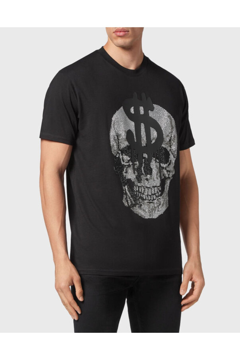 TShirt logo strass 100% coton Philipp plein