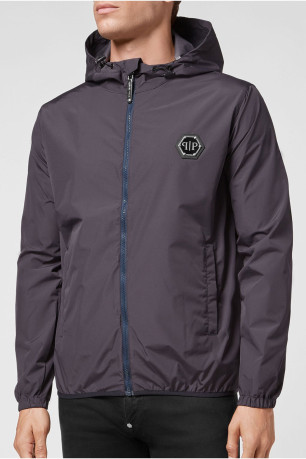 Blouson capuche coupe vent Philipp plein