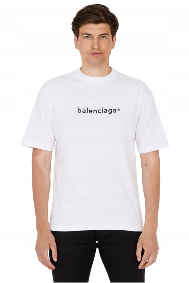 TShirt droit logo printé Balenciaga