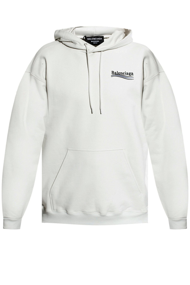 Sweat capuche logo brodé Balenciaga