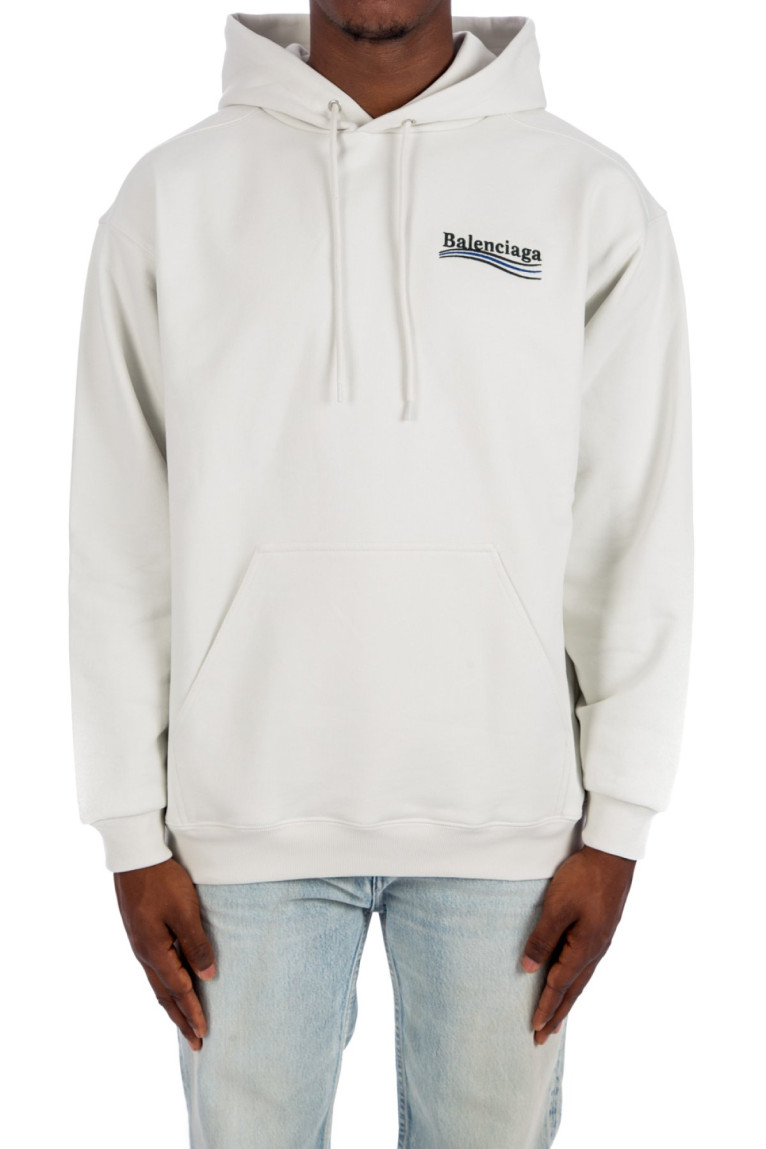 Sweat capuche logo brodé Balenciaga