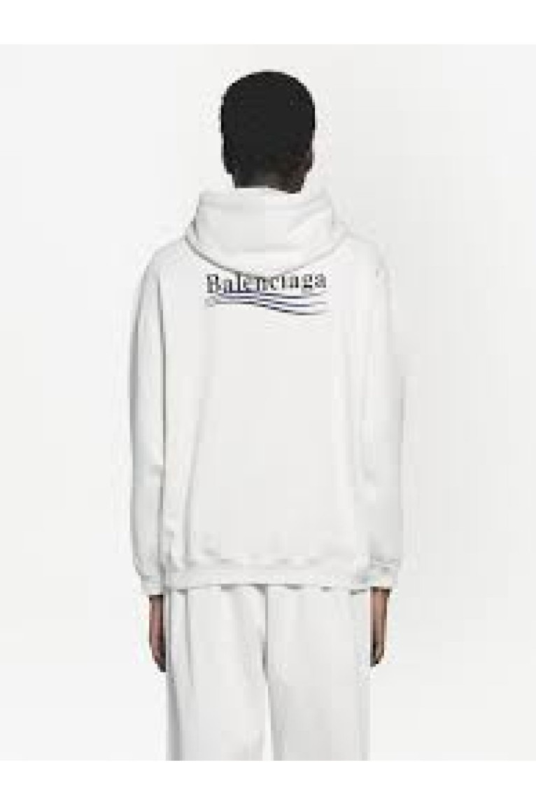 Sweat capuche logo brodé Balenciaga