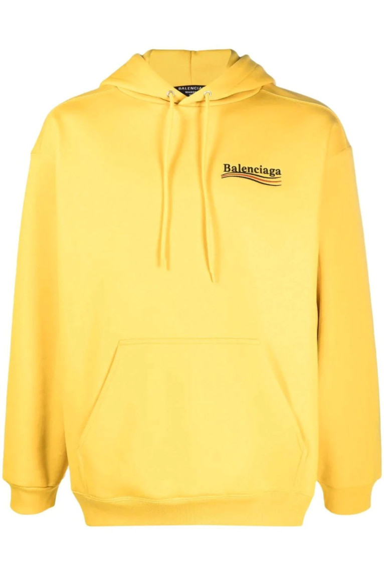 Sweat capuche logo brodé Balenciaga