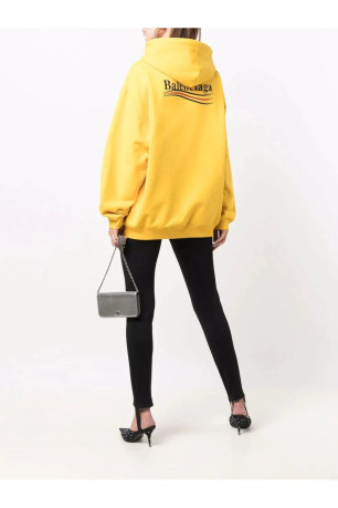 Sweat capuche logo brodé Balenciaga