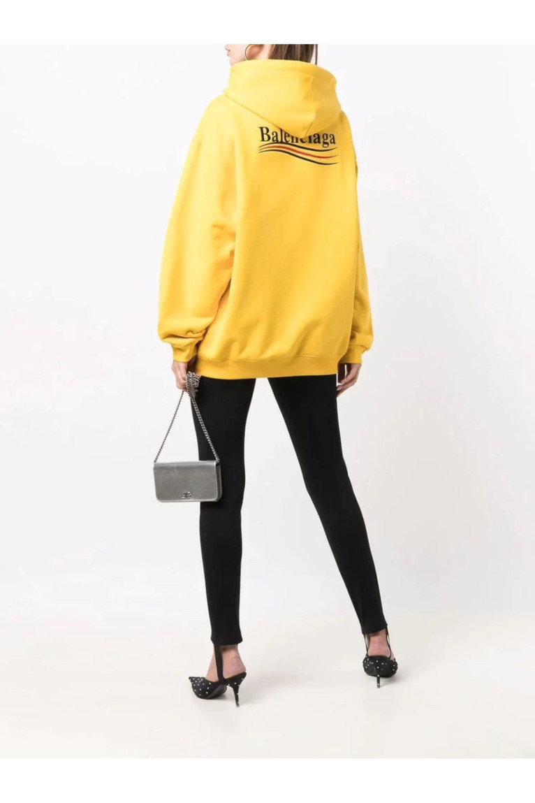 Sweat capuche logo brodé Balenciaga