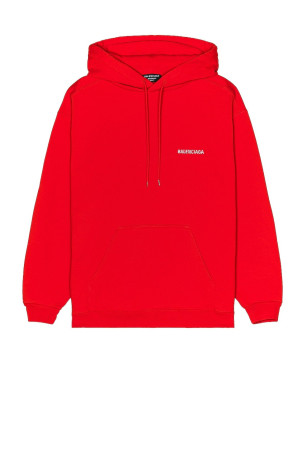 Sweat capuche logo brodé dos Balenciaga