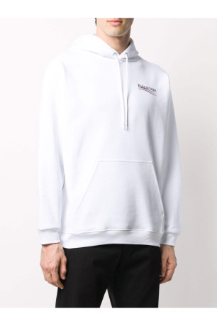 Sweat capuche print logo Balenciaga