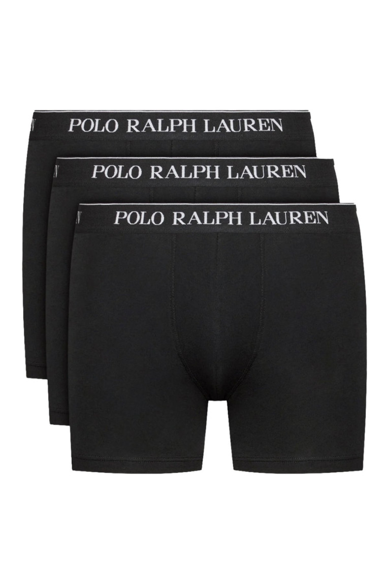 Tripack boxers coton stretch Noir Ralph lauren
