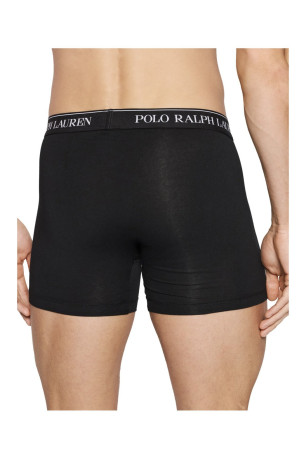 Tripack boxers coton stretch Noir Ralph lauren