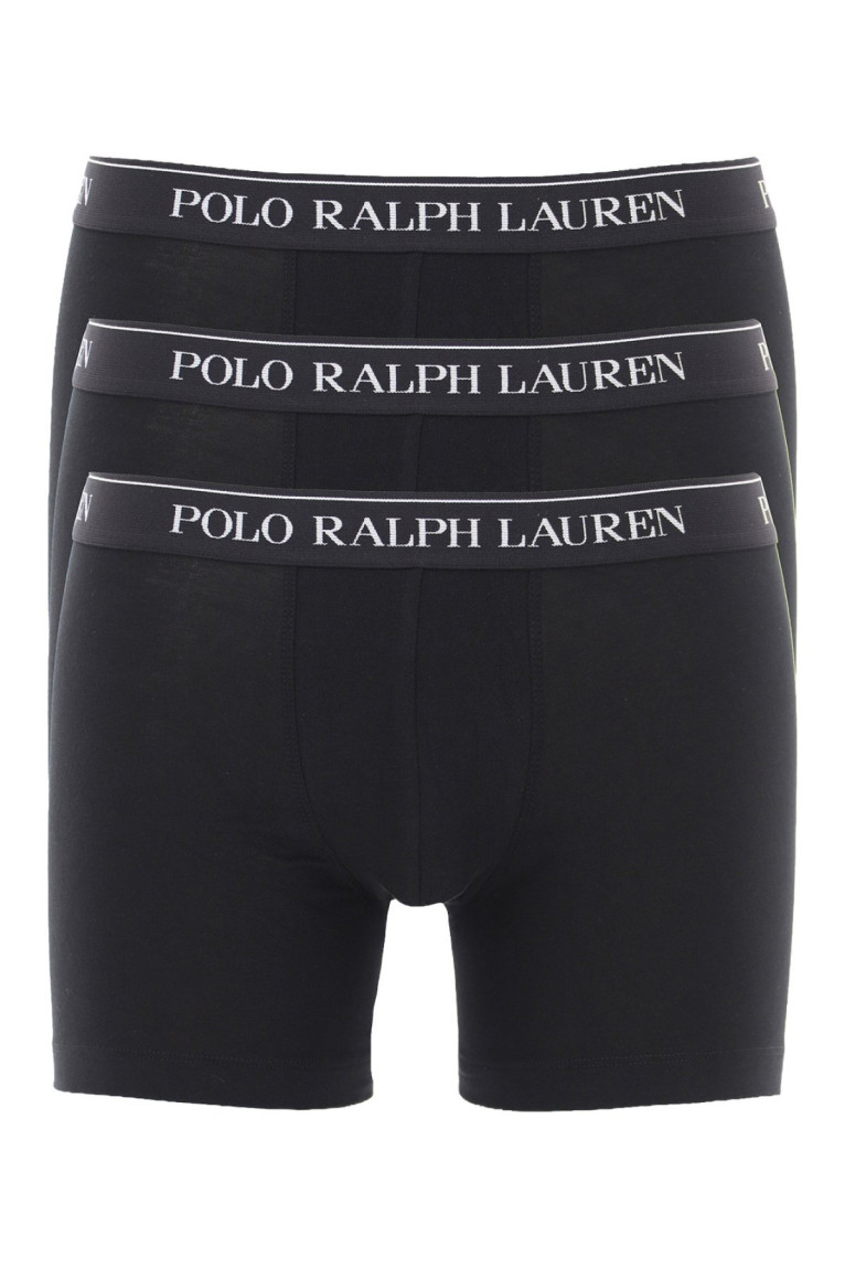 Tripack boxers coton stretch Noir Ralph lauren