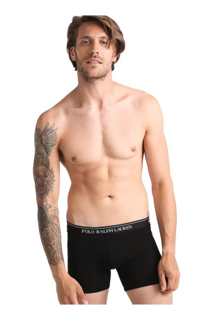 Tripack boxers coton stretch Noir Ralph lauren