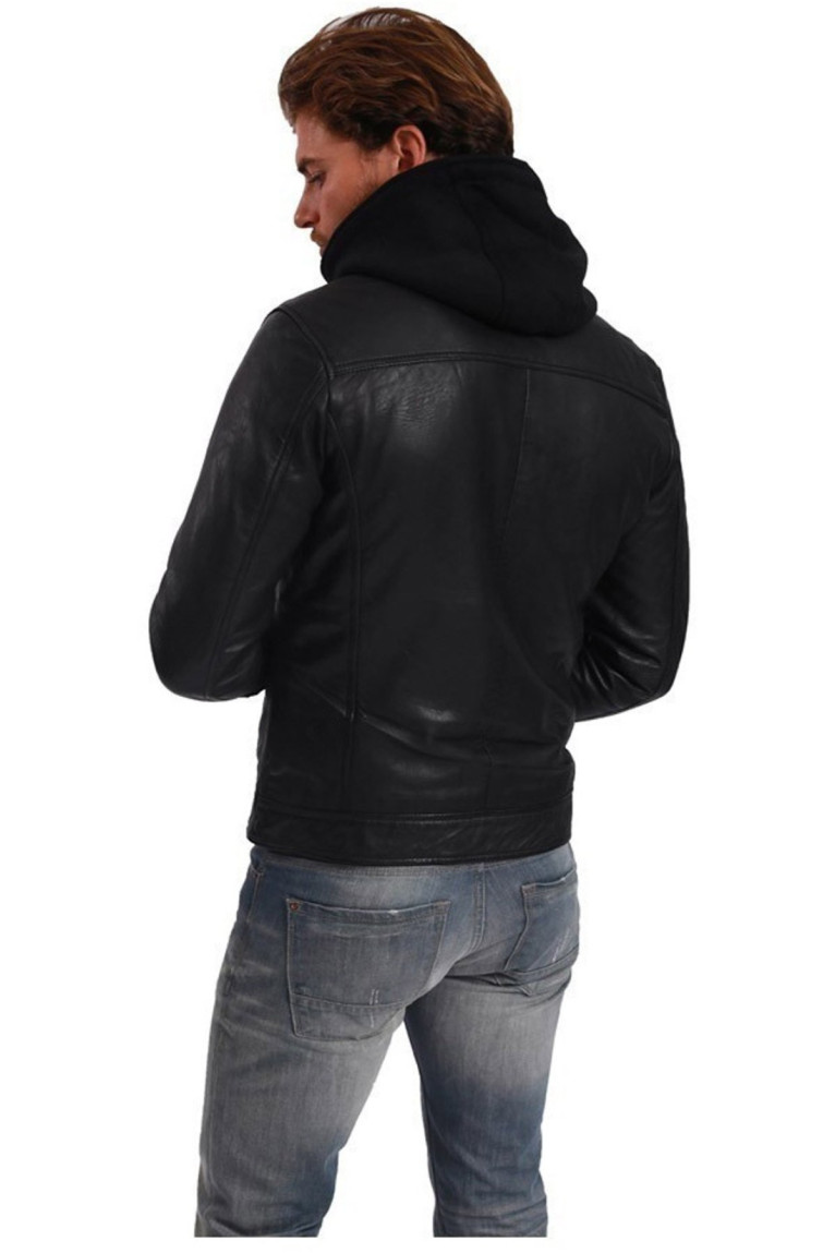 Veste en cuir Bernez Lee cooper