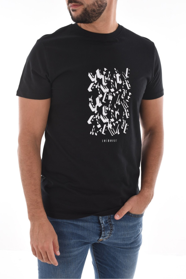 TShirt 100% coton printé Bikkembergs