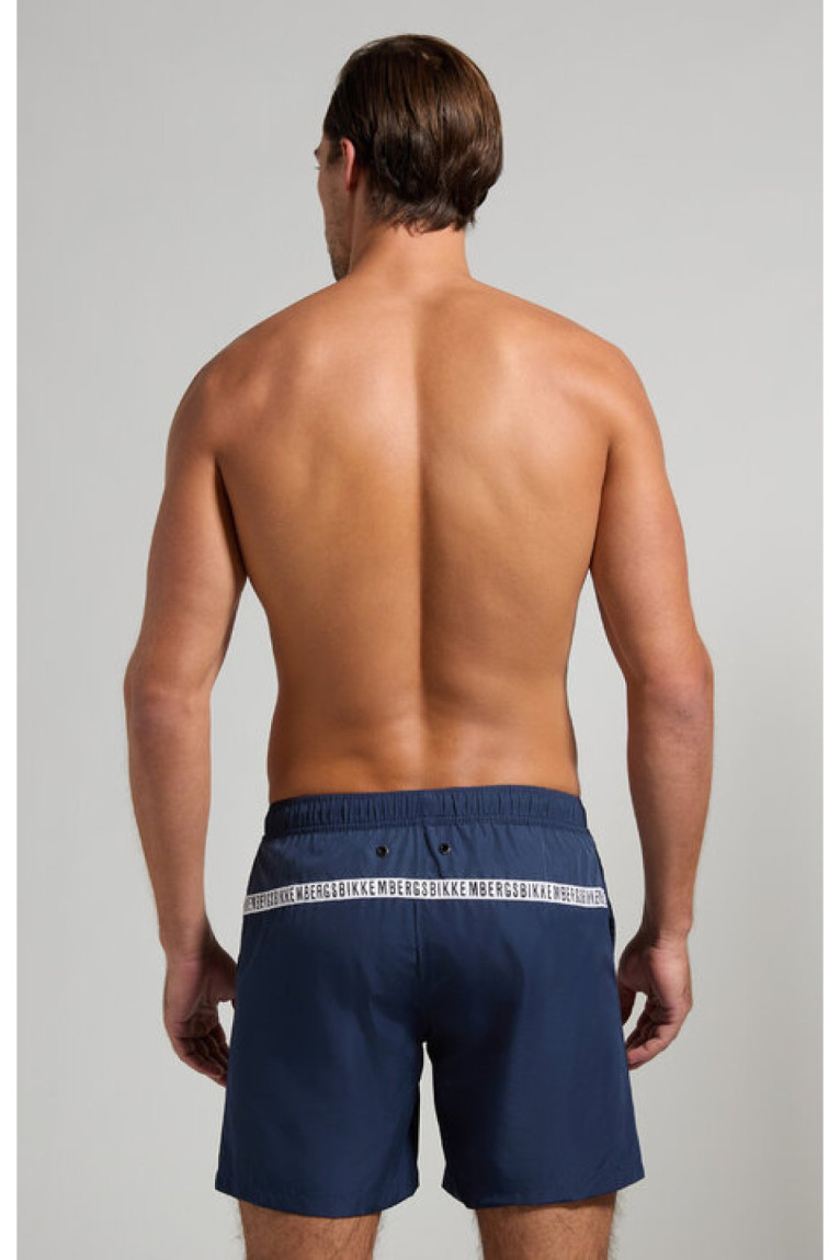 Short de bain bande logo Bikkembergs