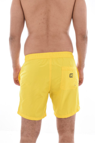 Short de bain uni logo printé Cavalli Class