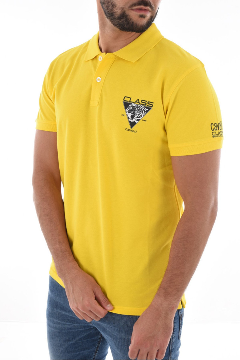 Polo regular 100% coton Cavalli Class