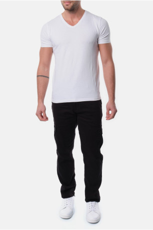 Pantalon cargo droit stretch Hopenlife