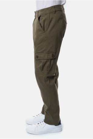 Pantalon cargo droit stretch Hopenlife