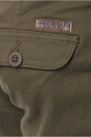 Pantalon cargo droit stretch Hopenlife