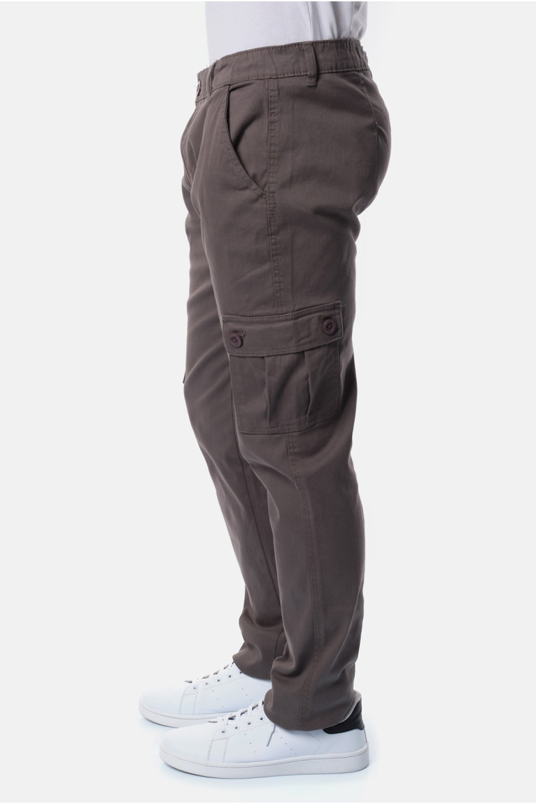 Pantalon cargo droit stretch Hopenlife