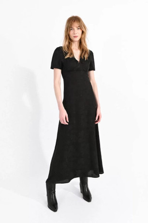 Robe longue motifs ton sur ton Molly bracken