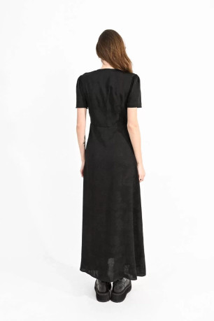 Robe longue motifs ton sur ton Molly bracken