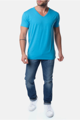 TShirt MC col V coton Hopenlife