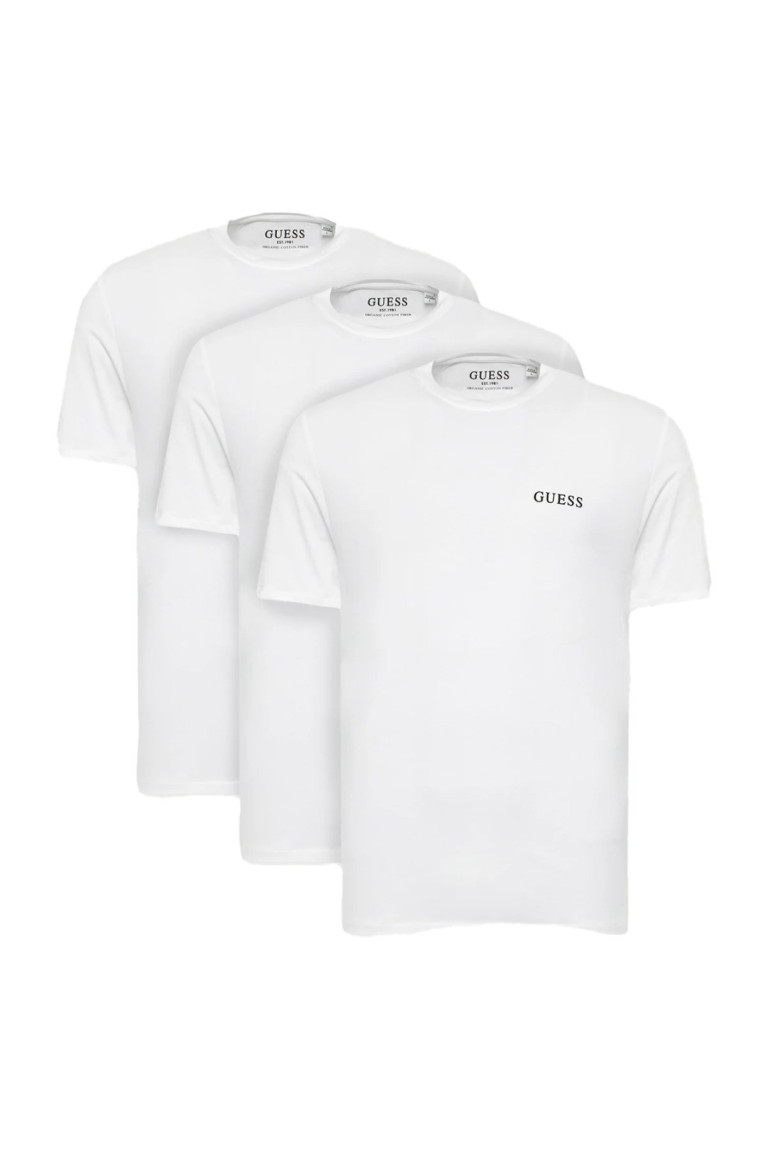 Lot 3 TShirts 100% coton Noir Guess jeans
