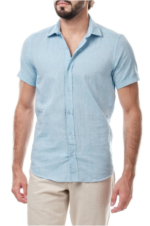 Chemise MC lin coton Hopenlife