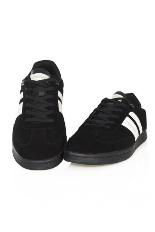 Sneakers basses bicolores cuir Teddy smith