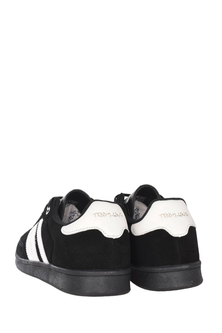 Sneakers basses bicolores cuir Teddy smith