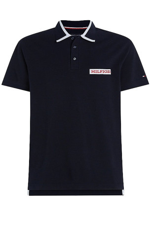 Polo droit logo patché Tommy Hilfiger