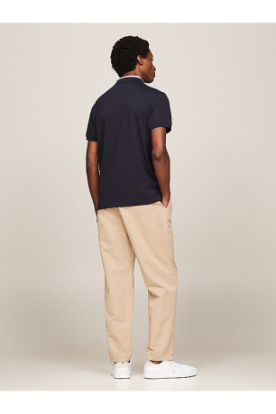 Polo droit logo patché Tommy Hilfiger