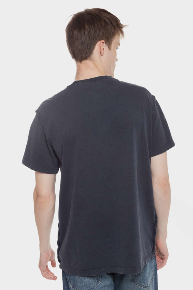 TShirt MC coton logo brodé Guess jeans