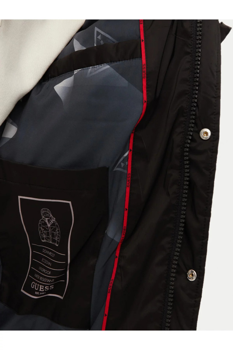 Doudoune capuche Guess jeans