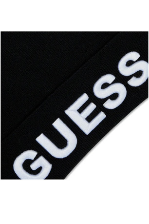 Bonnet laine logo Guess jeans
