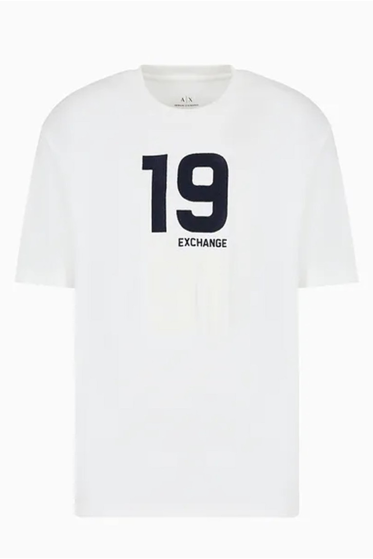 TShirt logo brodé number Armani exchange
