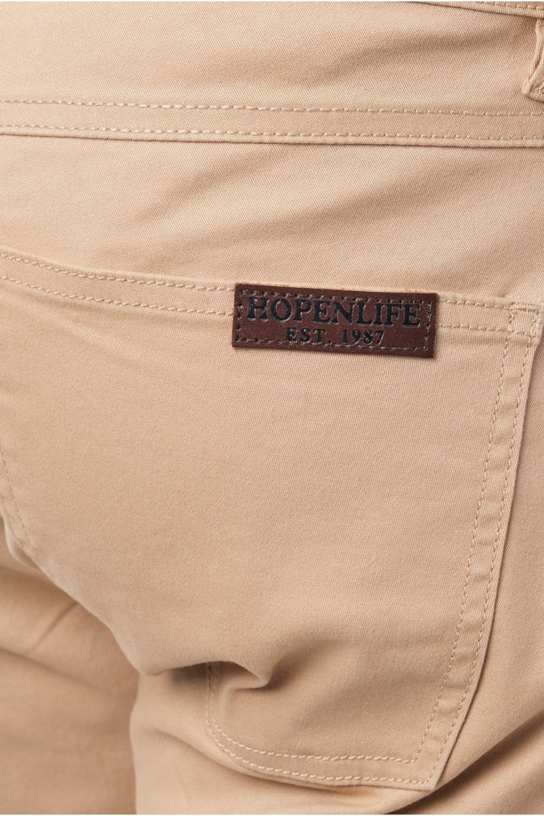 Pantalon droit coton stretch Hopenlife