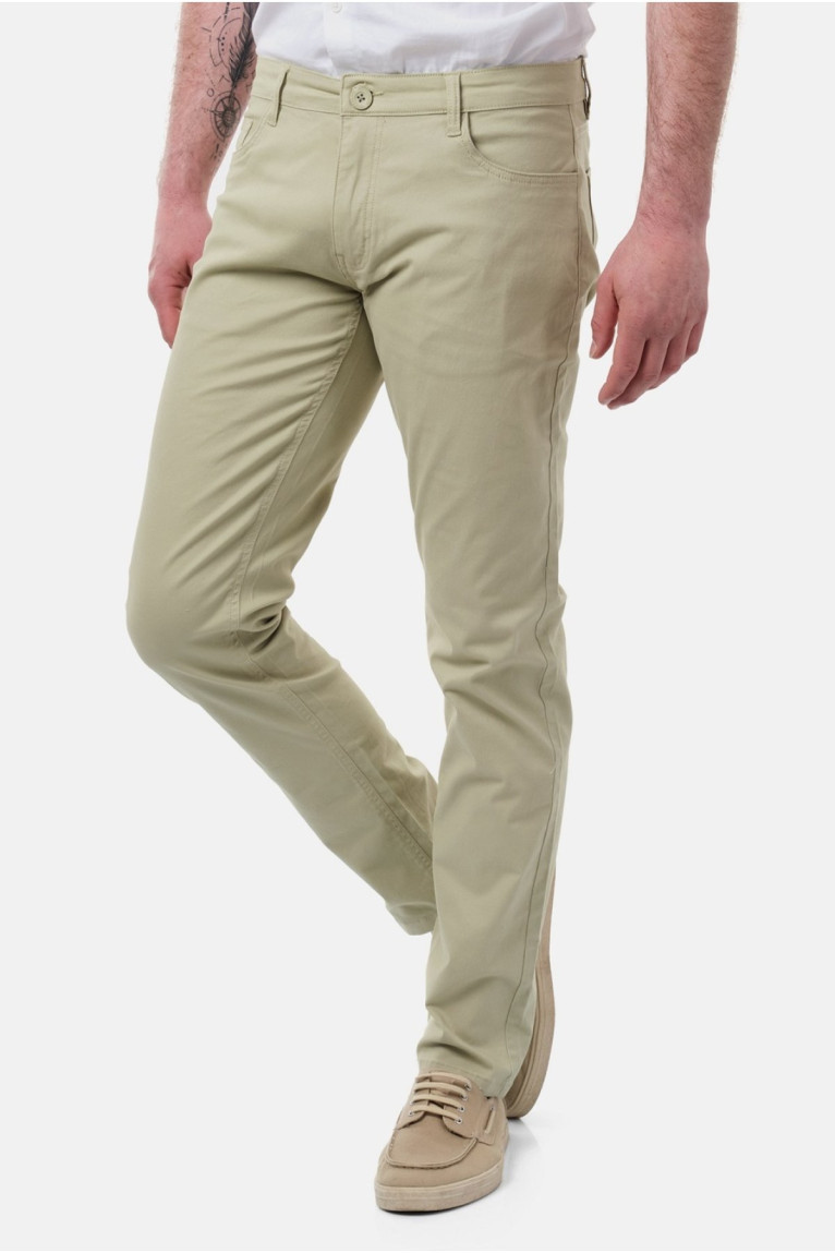 Pantalon droit coton stretch Hopenlife
