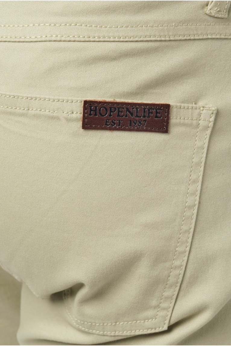 Pantalon droit coton stretch Hopenlife