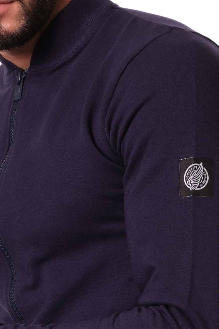 Gilet zippé logo patché Hopenlife