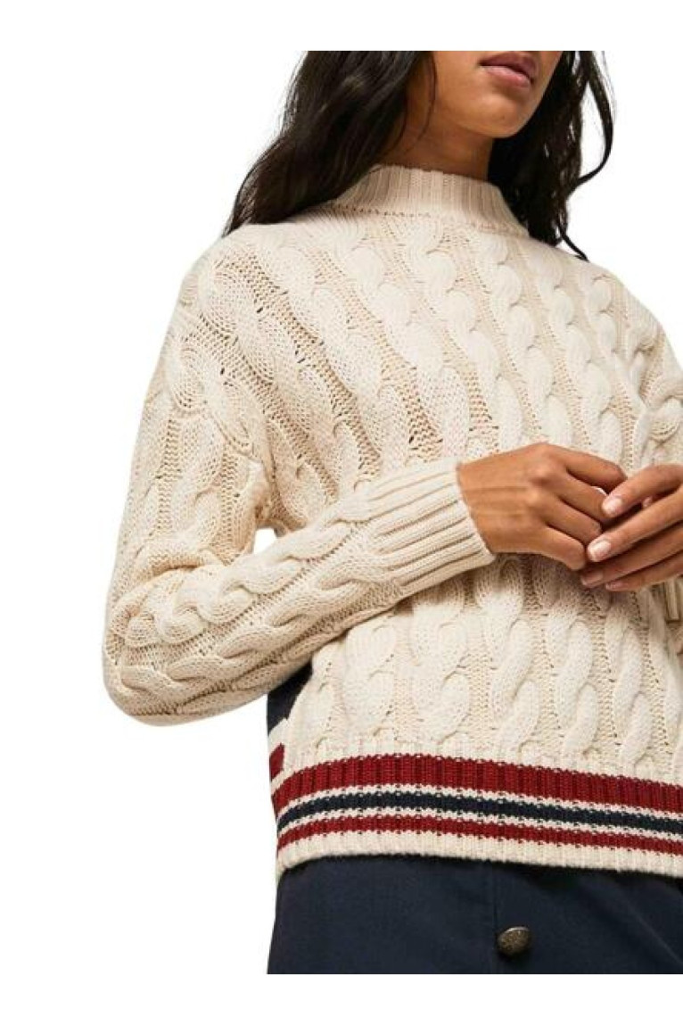 BLOSSOM CABLE WOOL KNIT Pepe jeans