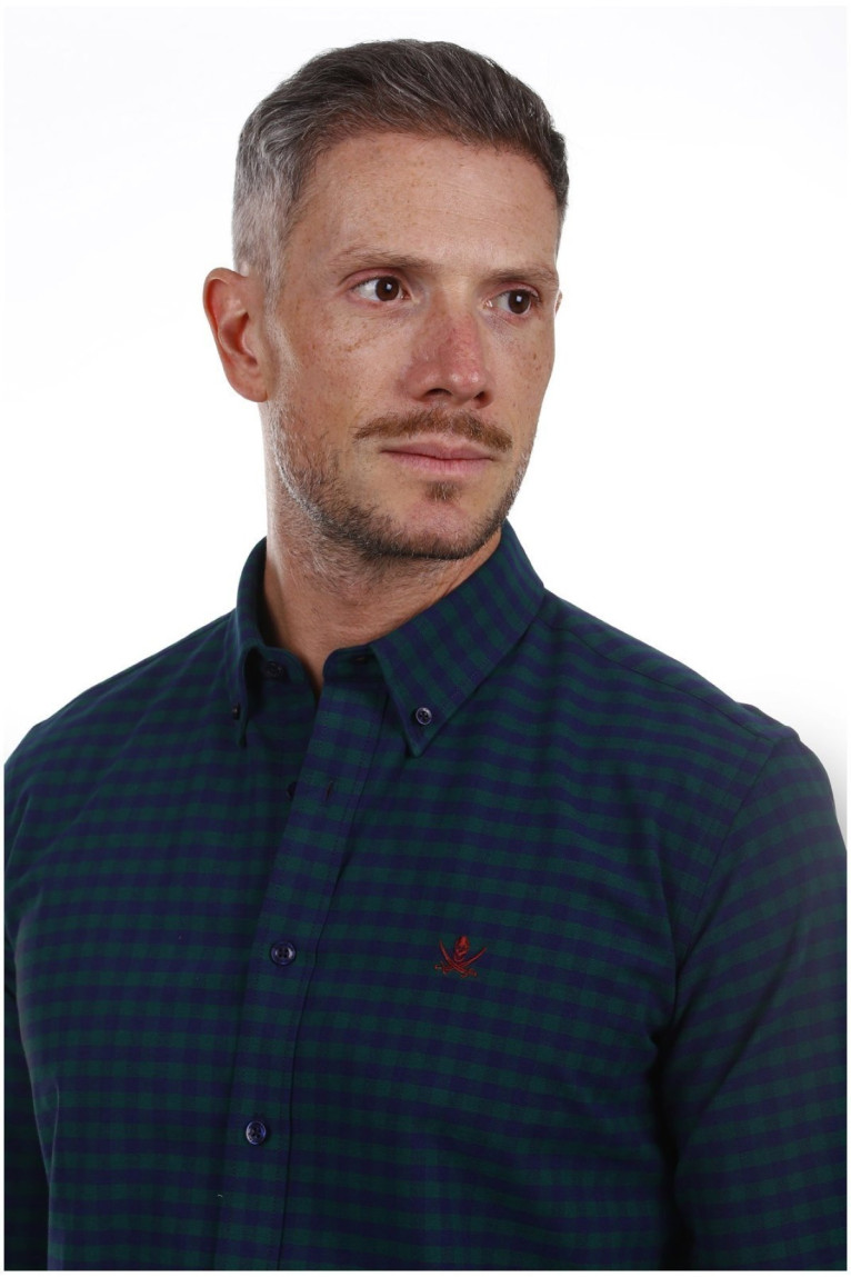 Chemise - TIME OF BOCHA - PI1COT - Green Time of bocha