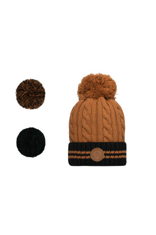 Bonnet d'hiver pompons interchangeables Cabaia