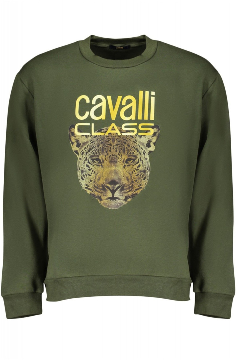 Sweatshirt ML logo coton Cavalli Class