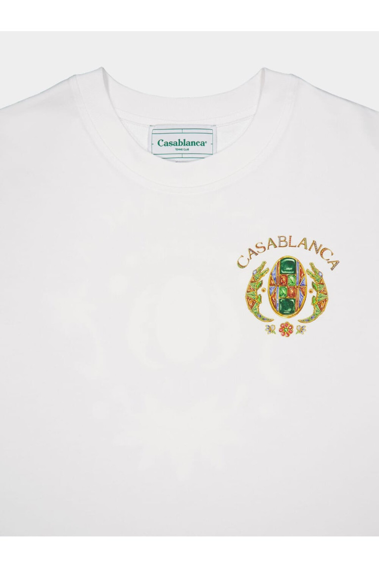 TShirt MC coton logo impression Casa blanca