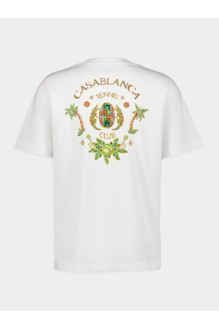 TShirt MC coton logo impression Casa blanca