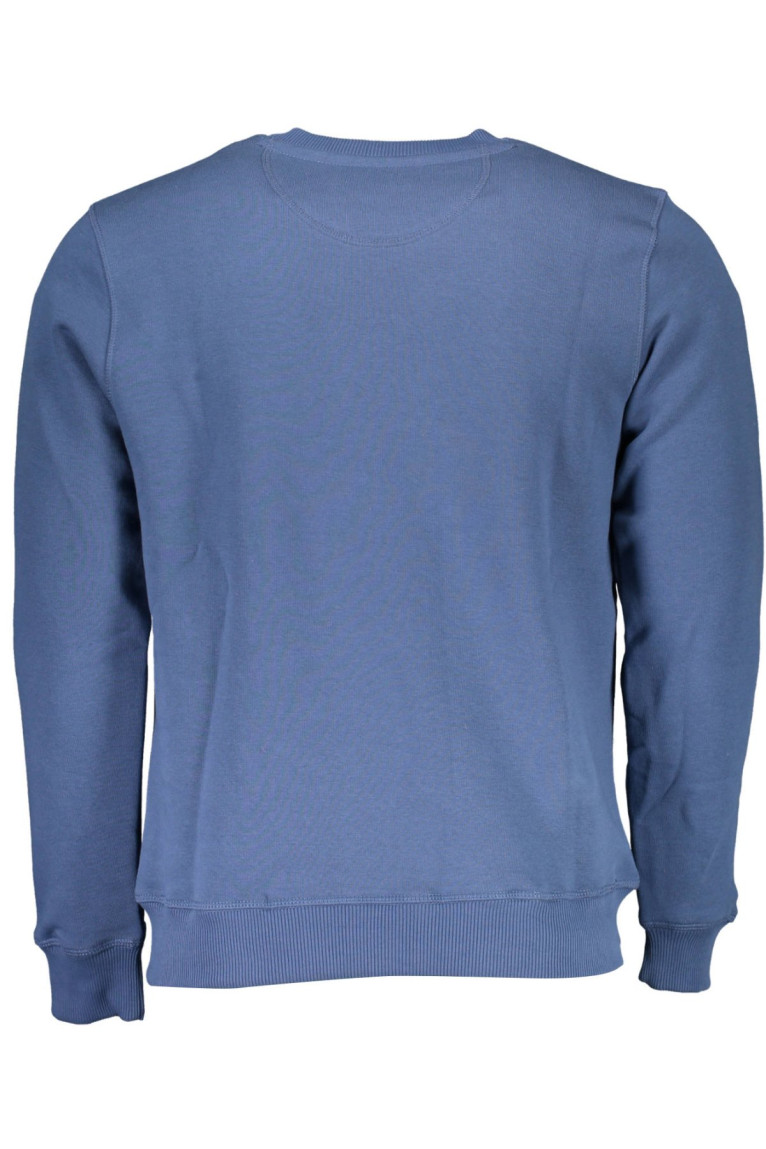 Sweat homme manches longues bleu