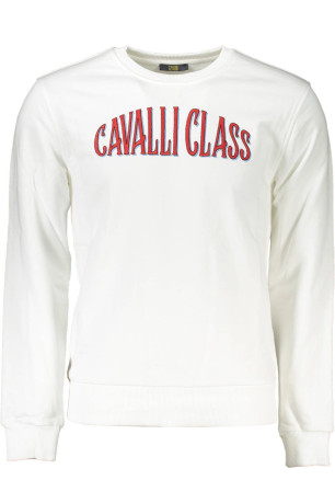 Sweat manches longues blanc Cavalli Class