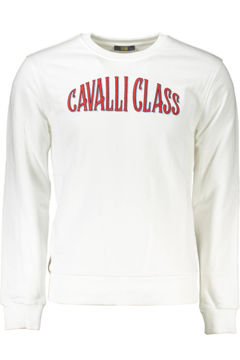 Sweat manches longues blanc Cavalli Class